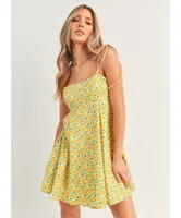 Summer Blooms Mini Dress