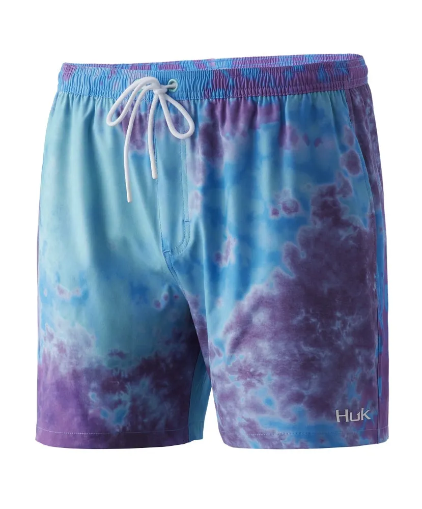 Huk - Tie Dye Volley 5.5" Short