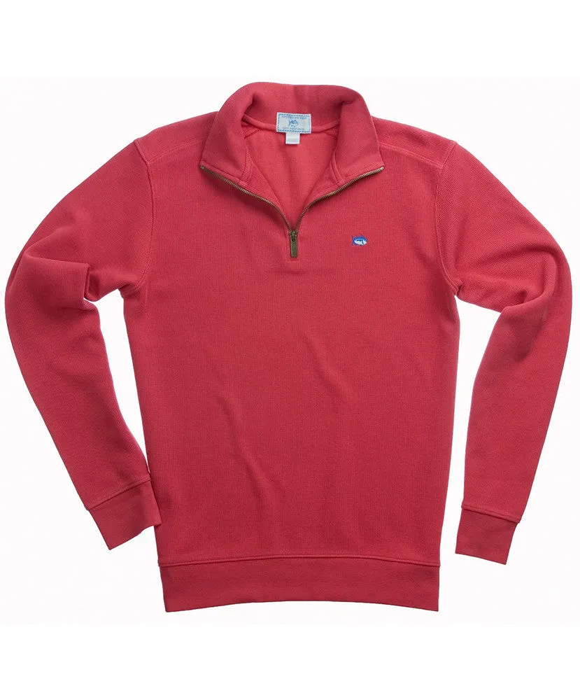 Southern Tide - Solid Ribbed 1/4 Zip Pullover