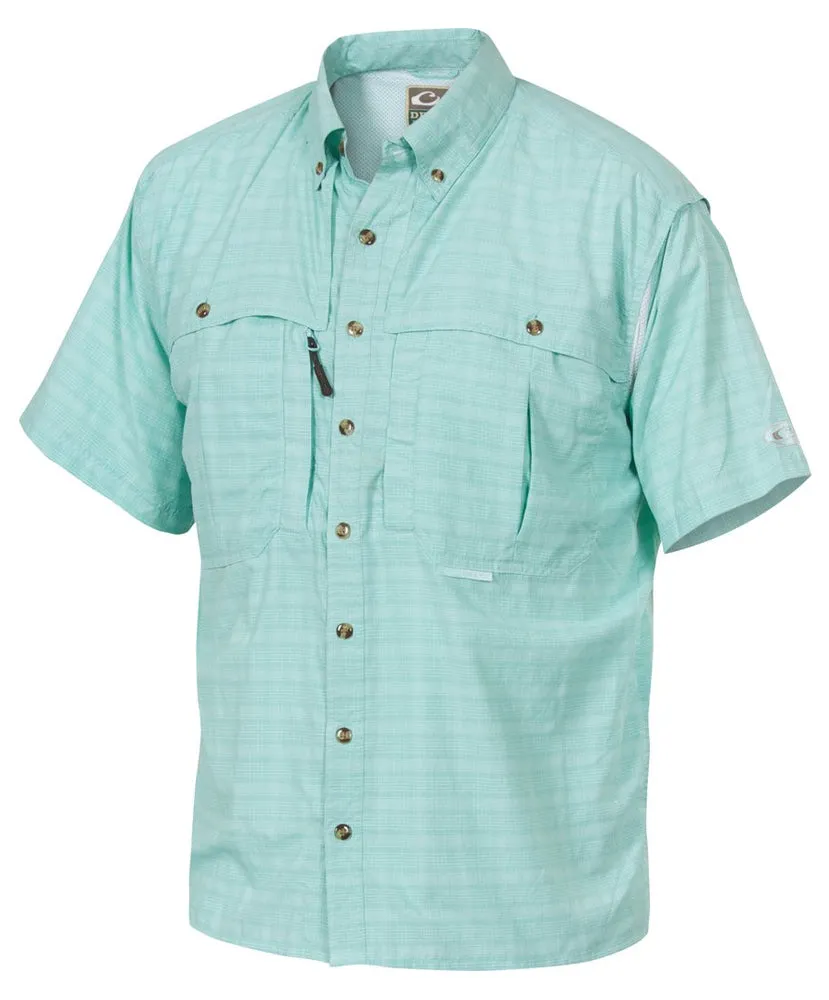 Drake - Wingshooters Plaid Sun Short Sleeve Shirt