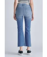 Megan High Rise Crop Flare Jean