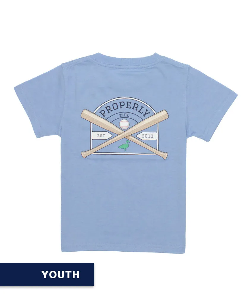 Properly Tied - Youth  Baseball Shield Tee