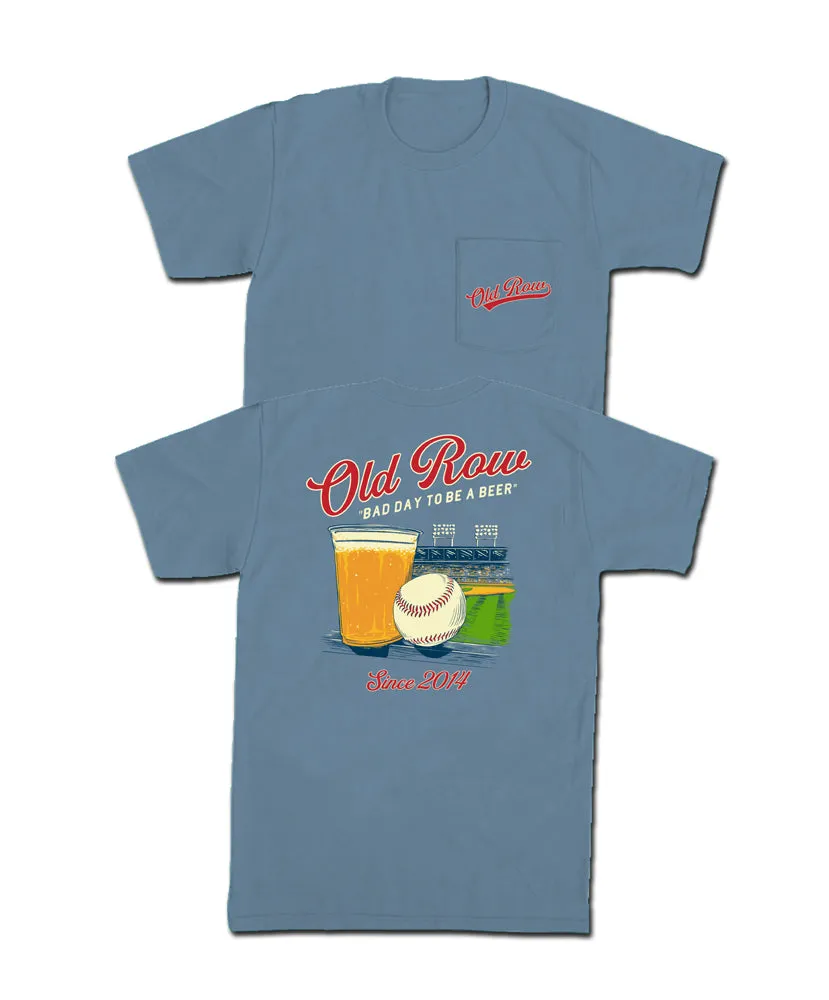 Old Row - Bad DayTo Be A Beer Baseball Tee