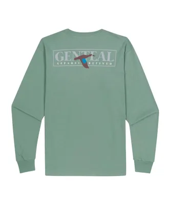 GenTeal - Cotton Logo Long Sleeve Tee Silhouette