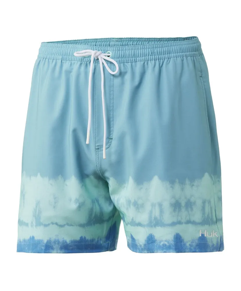 HUK Volley 5.5 Short  Elastic Waist Quick-Dry Swim Shorts at