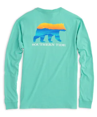 Southern Tide - Youth Blue Ridge Bear Long Sleeve Tee