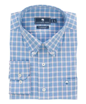 Southern Shirt Co - Galleon Plaid Cotton Club Long Sleeve