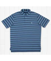 Southern Marsh - Havana Performance Polo Zapata Stripe