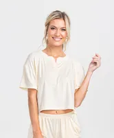 Southern Shirt Co - Sincerely Soft Crop Henley