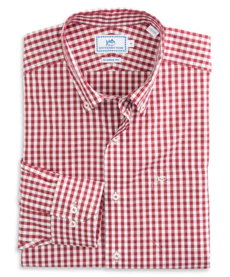 Southern Tide - Team Color Lowery Gingham Sportshirt