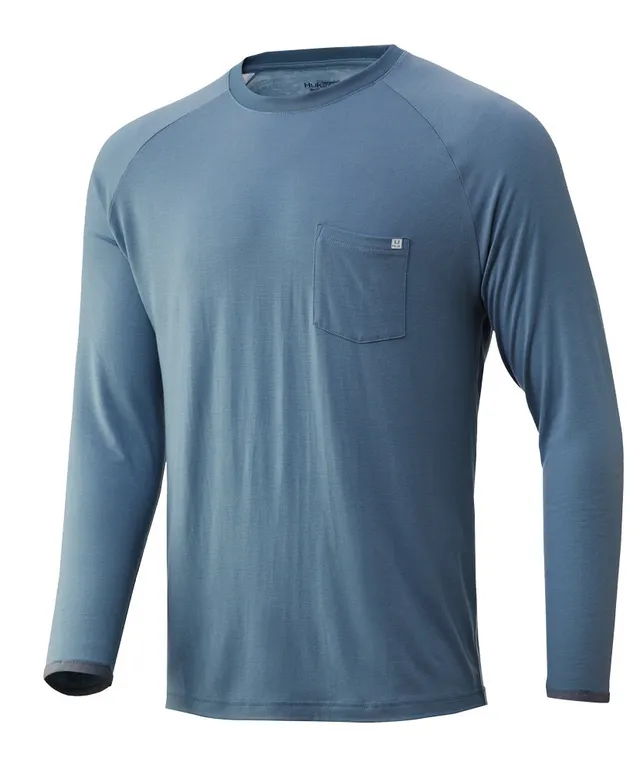 Waypoint Men's Volcanic Ash Long Sleeve Shirt by Huk