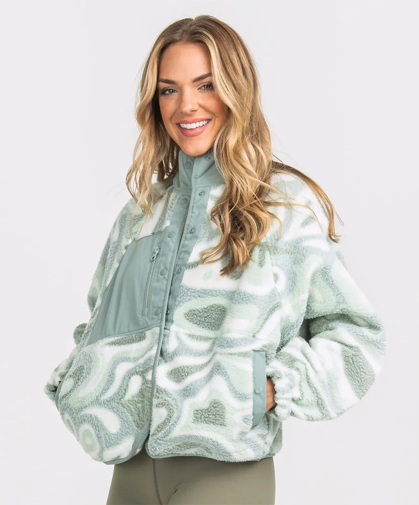 Southern Shirt Co -Retro Snap Fleece Jacket