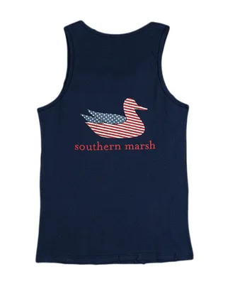 Southern Marsh - Authentic Flag Tank Top