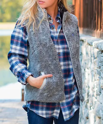 Southern Shirt Co - Heathered Sherpa Vest