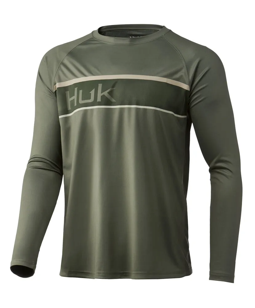 Huk Men's Pursuit Camo Vented Long Sleeve 30 Upf Fishing Shirt Sun
