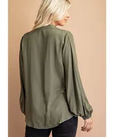 Satin Ivy Blouse