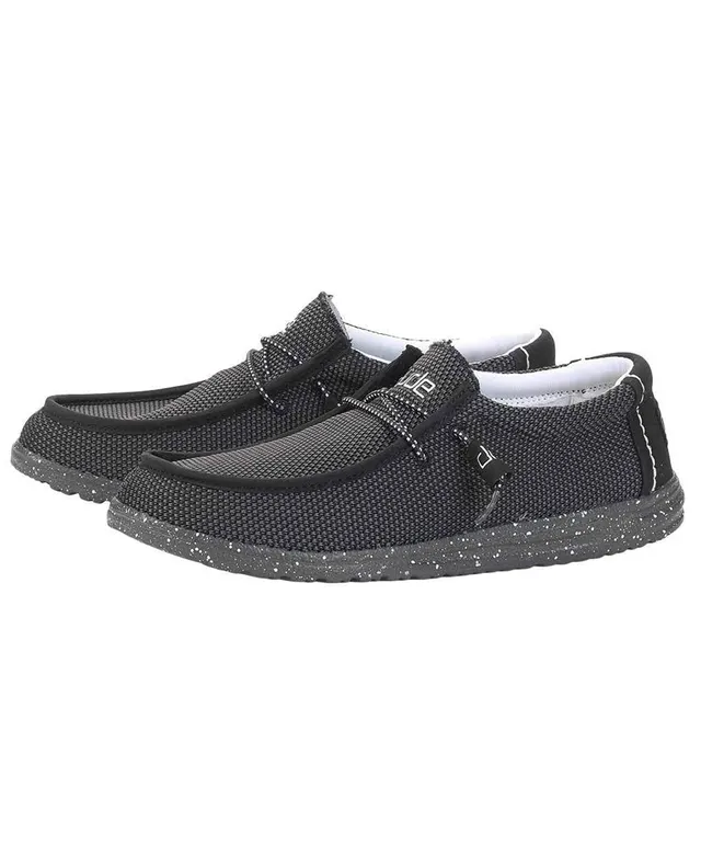 Hey Dude Mens Wally Sox Onyx Shoes