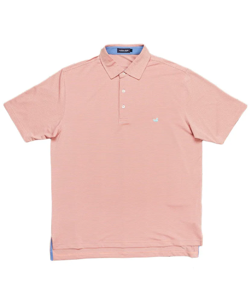 Southern Marsh - Bermuda Performance Johnson Stripe Polo