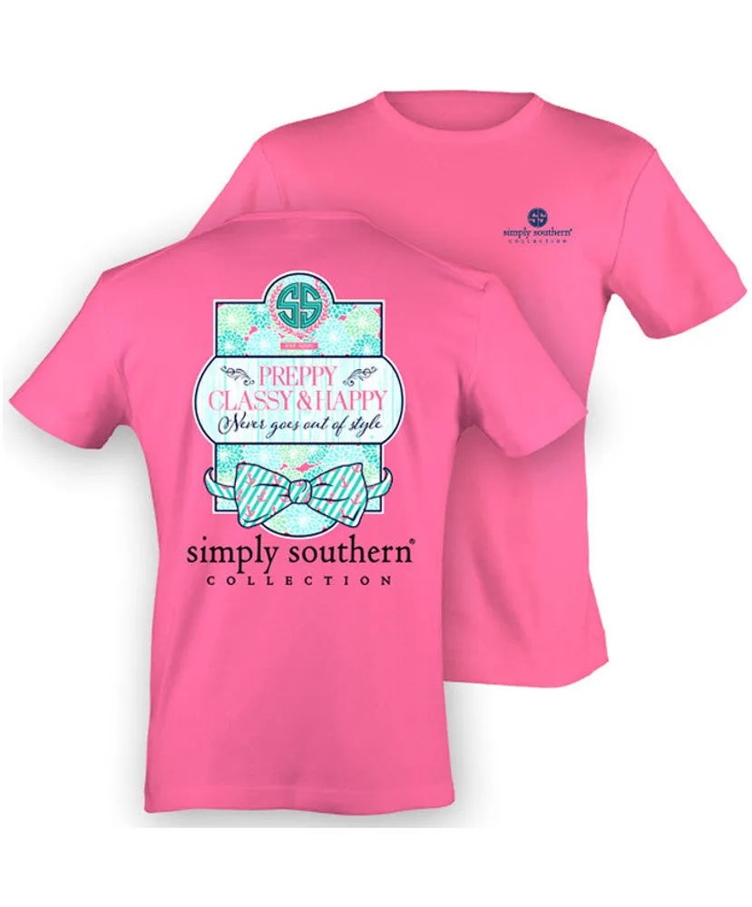 Simply Southern - Preppy Classy & Happy Tee