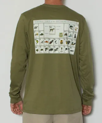 Southern Point - Periodic Table: Sportsman Long Sleeve Tee