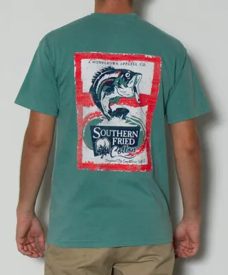 Southern Fried Cotton - Gone Fishin' S/S Pocket Tee