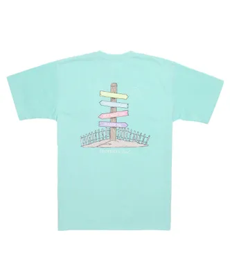 Properly Tied -Beach Sign SS Tee