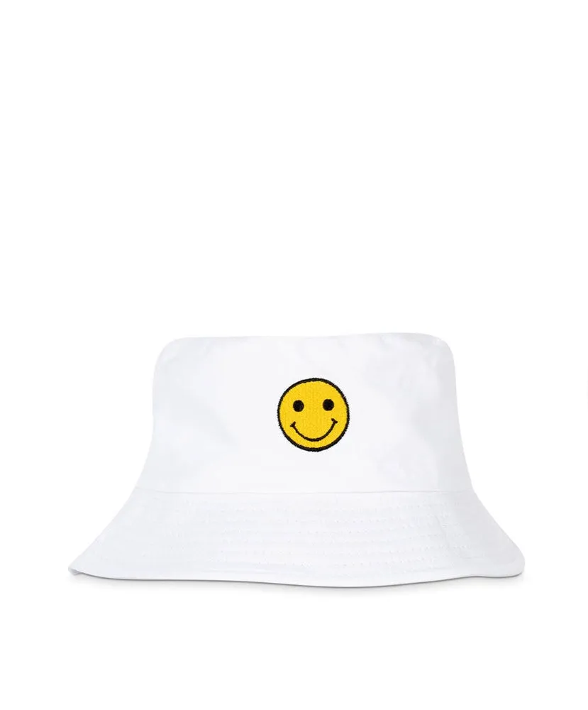 Haute Shore - Pier Hat - White/Smiley Face