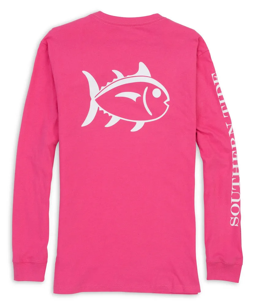 Southern Tide - Outlined Skipjack Long Sleeve Tee