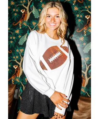 Queen of Sparkles - Football Sweatshirt