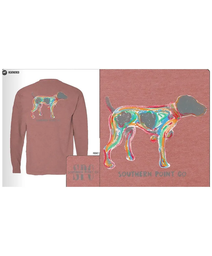 Southern Point Co - Abstract Greyton Long Sleeve Tee