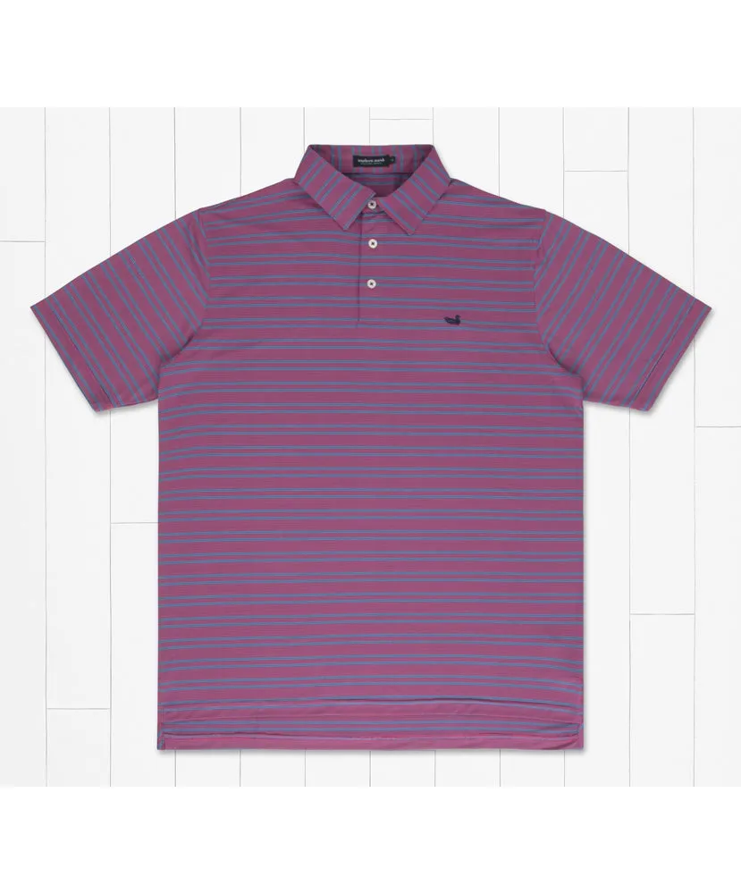 Southern Marsh - Bermuda Performance Polo Naples Stripe