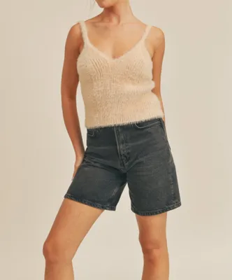 Fuzzy Navel Sweater Tank