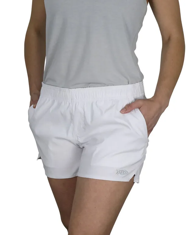 Aftco Women's Sirena Hybrid Tech Shorts Light Grey - Capt. Harry's