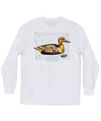 Southern Marsh - Vintage Decoy Green Winged Teal Long Sleeve Tee