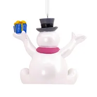 Frosty the Snowman™ With Presents Ornament