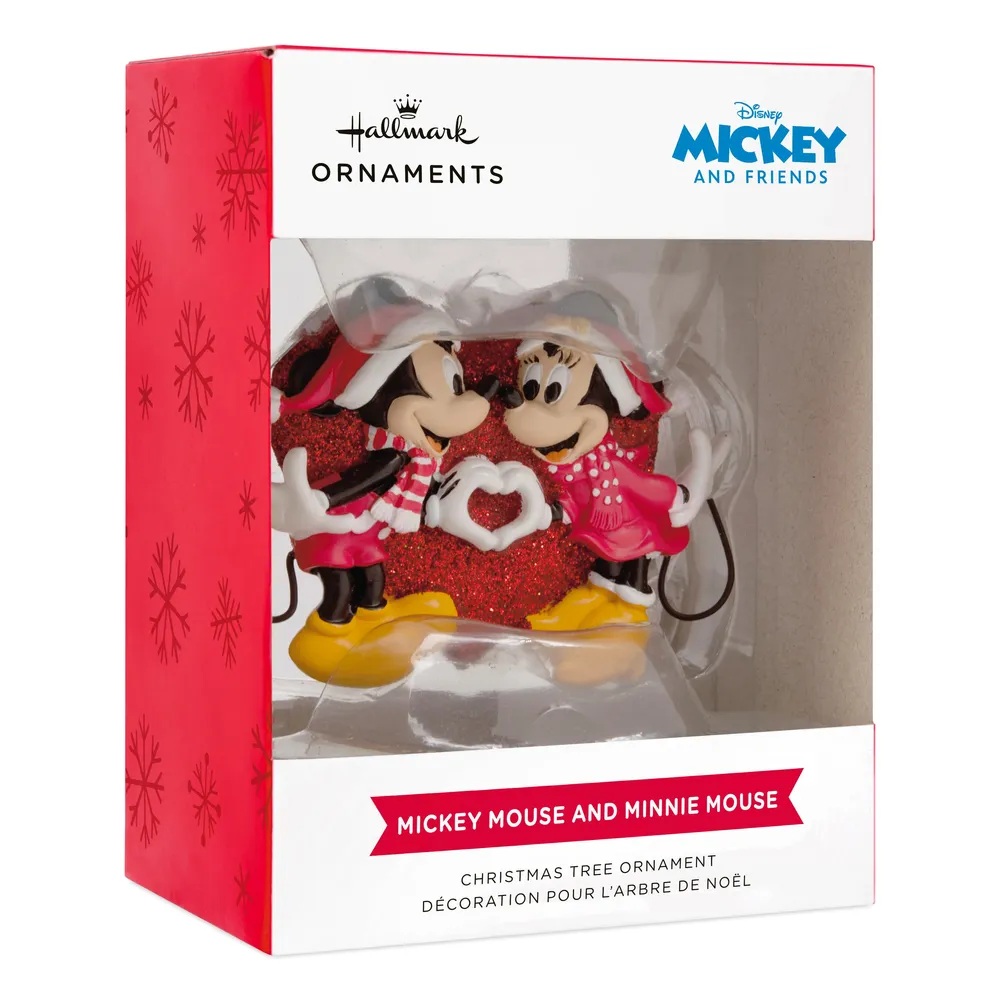 Hallmark Disney Mickey and Minnie Love Christmas Ornament