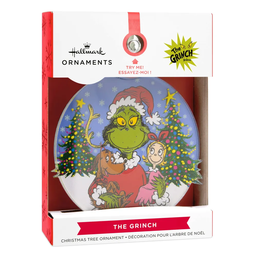 Hallmark Dr. Seuss How The Grinch Stole Christmas! Miniature Christmas Ornaments, Set of 6