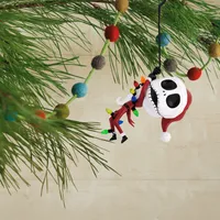 Disney Tim Burton's The Nightmare Before Christmas Swinging Jack Skellington Christmas Ornament