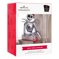 Disney Tim Burton's The Nightmare Before Christmas Jack Skellington in Present Ornament