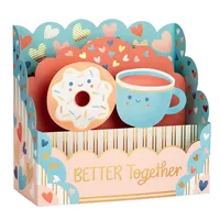 Hallmark Paper Wonder Better Together Pop Up Card (Coffee & Donuts) for Anniversary, Sweetest Day, Love