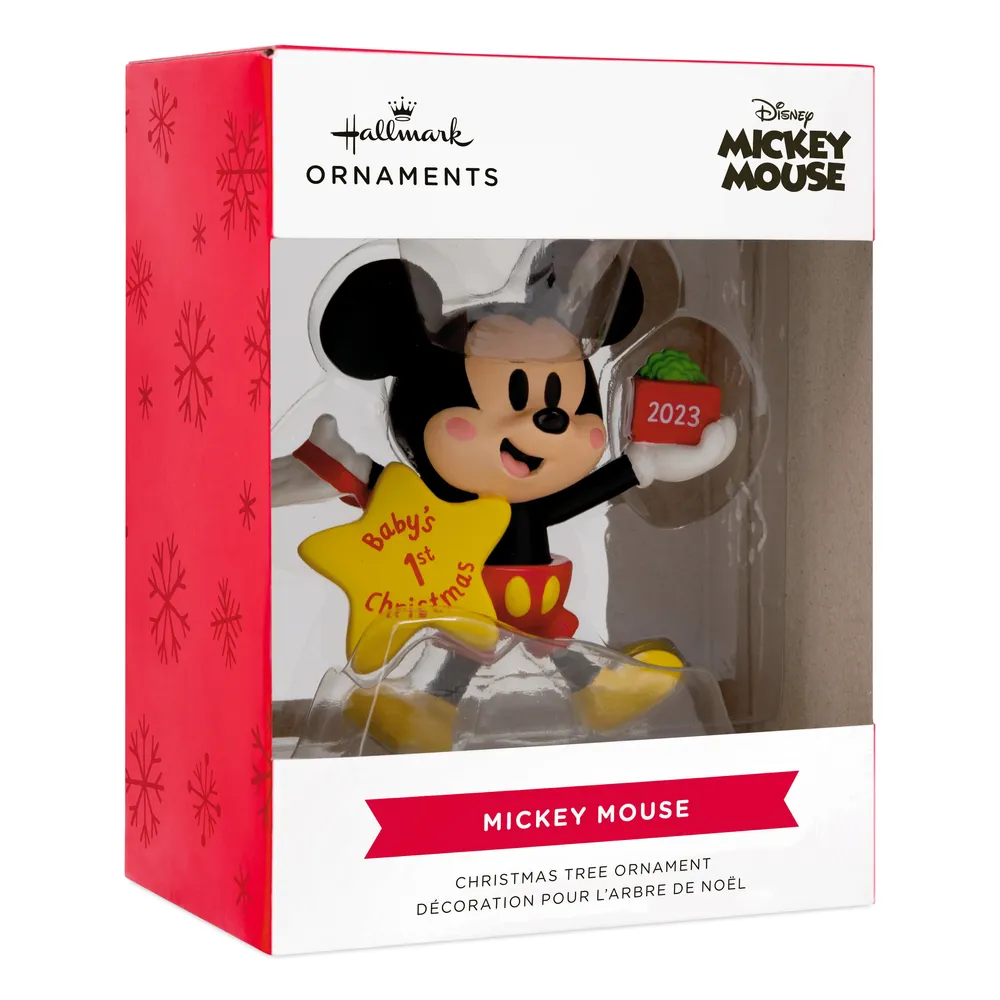 Disney Mickey Mouse Baby's First Christmas 2023 Christmas Ornament