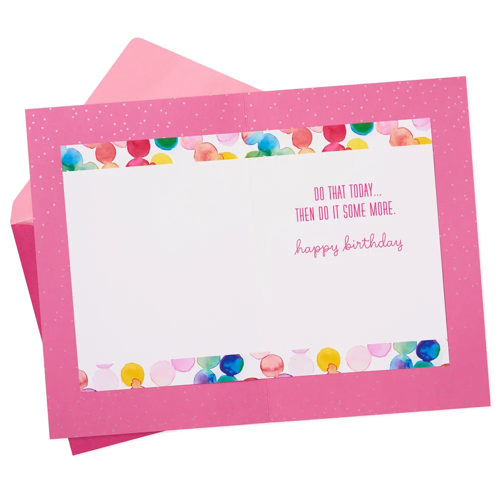 Birthday Greeting Card (Dancing Laughing Smiling)