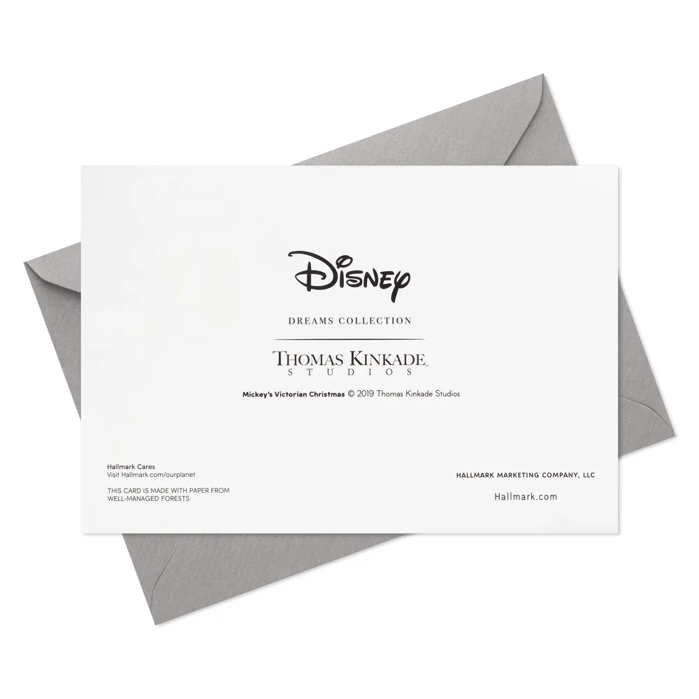 Thomas Kinkade Boxed Christmas Cards Assortment, Mickey Mouse (3 Designs, 24 Christmas Cards with Envelopes)