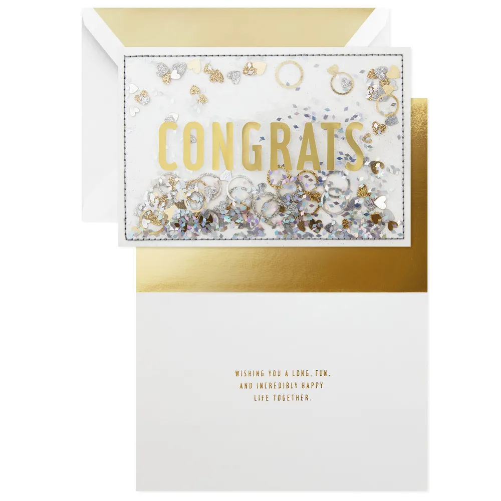 Wishing You A Happy Life Together Congratulations Card