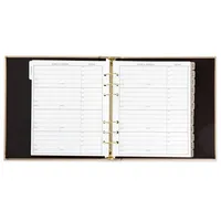 Refillable Address Book (Cream)