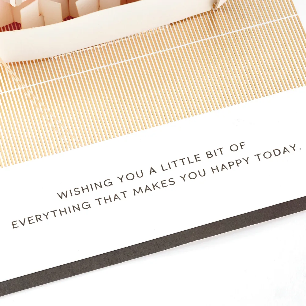Everything That Makes You Happy Sushi 3D Pop Up Birthday Card