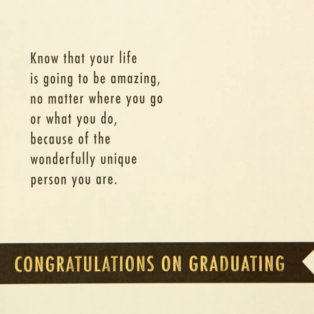 High School Graduation Card (Your Life Is Going to Be Amazing)