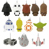 Star Wars Countdown Calendar Miniature Christmas Tree Set With 12 Mini Christmas Ornaments