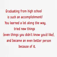 High School Graduation Card (Worth the Hassle)