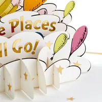 Signature Paper Wonder Dr. Seuss Pop Up Graduation Card (Oh, the Places You'll Go!)